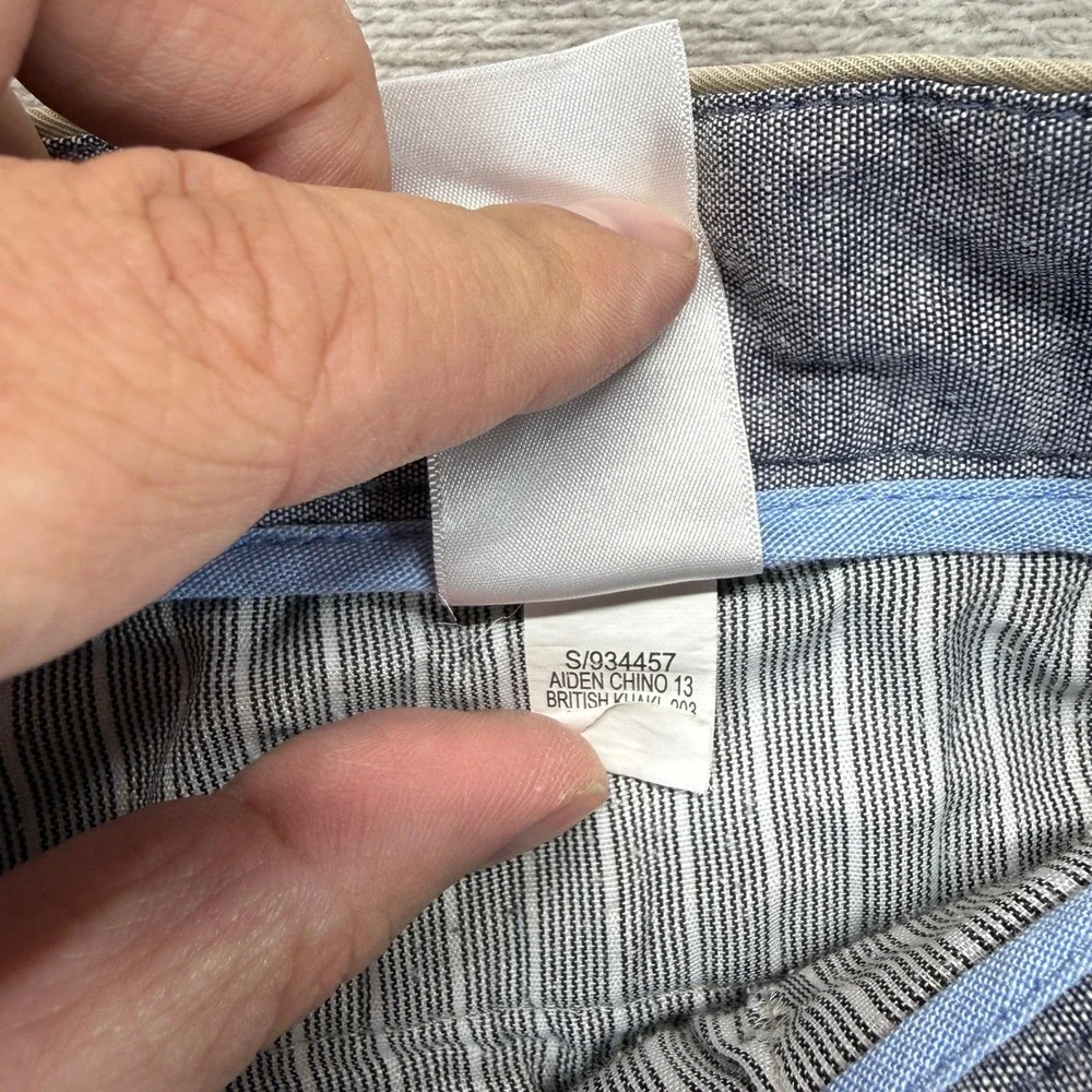Banana Republic Pants‎ Mens 32x32 (32x28) Aiden Chino Khaki Slim Fit Trousers